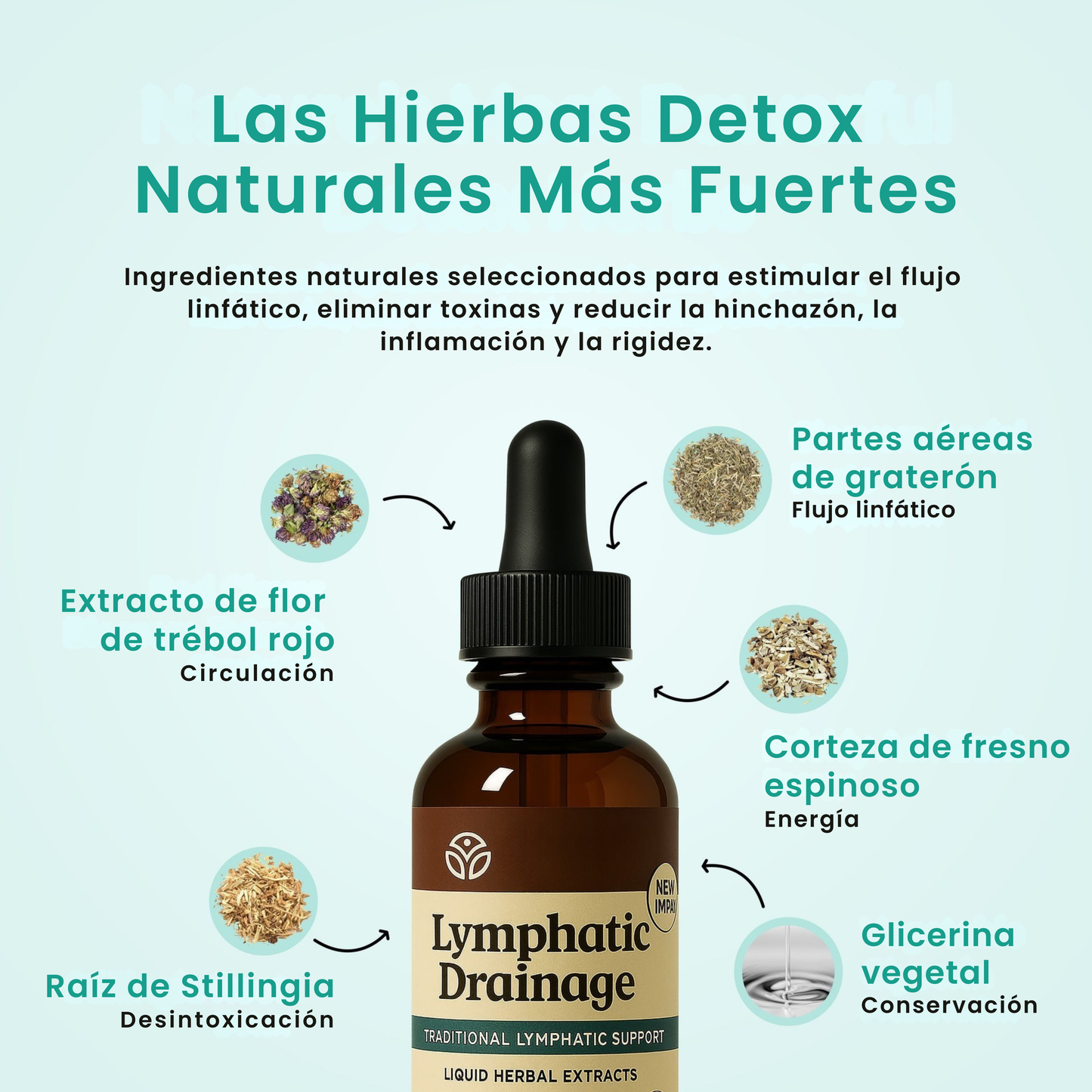 Drenaje Linfático Líquido – Rostro Afinado, Piernas Ligeras, Vientre Plano